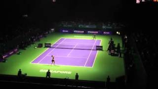 WTA Finals Serena Williams vs Ana Ivanovic 3 [upl. by Nittirb59]