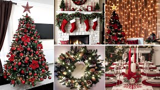 🎄100 TRADITIONAL CHRISTMAS DECORATIONS 2024  CHRISTMAS DECOR TRENDS 2024  CHRISTMAS TREE IDEAS🎄 [upl. by Suhsoj]