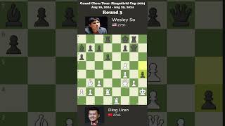 Ding Liren vs Wesley So  Grand Chess Tour  Sinquefield Cup 2024  Round 3 chess fide [upl. by Acinimod]