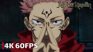 Sukuna vs Special Grade  Full Fight  Jujutsu Kaisen Season 1 Episode 4  4K 60FPS  Eng Sub [upl. by Dlanger]