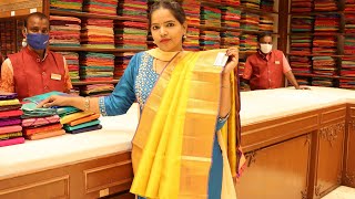 Sri Kumaran Stores Wedding Silk Sarees Tnagar Shopping Vlog Pure Kancheepuram Silk Online Available [upl. by Searle]