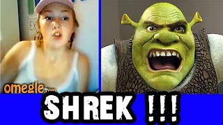 SHREK  Omegle Scare Prank [upl. by Aloeda590]