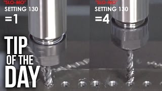 Faster Tapping with Setting 130 – CNC Milling Haas Automation Tip of the Day [upl. by Ycrep]