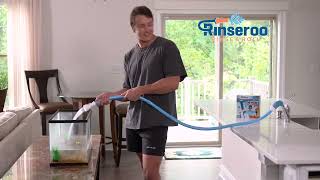 CLEANING HACK The Rinseroo Tub Hose [upl. by Marshall]