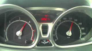 Ford fiesta 2011 14 tdci 70hp 160nm 0100 0150 acceleration [upl. by Cissiee760]