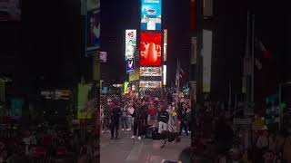 New York time square shorts youtube youtubeshort newyorknightlife [upl. by Bernete]