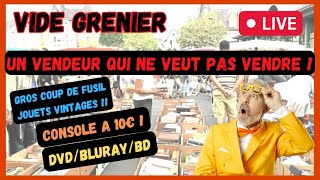 Un vendeur refuse de vendre sur ce vide grenier  Grosses rentrées quand meme [upl. by Renie]