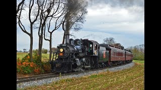 Strasburg Rail Road 89  November Passenger Service [upl. by Annovy676]