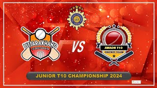 JUNIOR T10 CHAMPIONSHIP 2024  MATCH 1  AWADH T10 CRICKET TEAM vs Uttarakhand T10 [upl. by Alleram]