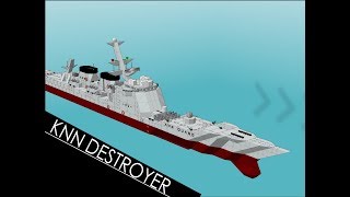 Warship Craft Destroyer SpeedBuild [upl. by Noloc]