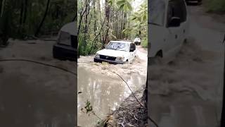 STOCK PRADO 90 goes swimming 🏊‍♂️ Go to channel for full video toyotaprado prado90 watagan 4x4 [upl. by Ataner]