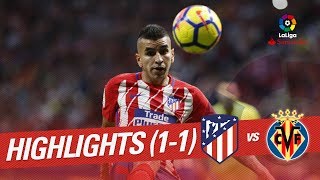 Resumen de Atlético de Madrid vs Villarreal CF 11 [upl. by Orthman874]