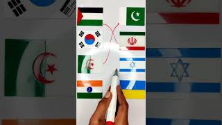 Supporter of Palestine 🇵🇸and Israel 🇮🇱trending shorts satisfying flagfreepalestine [upl. by Gregory]