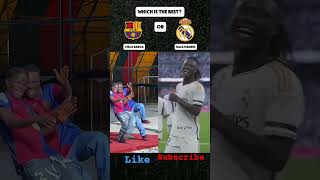 Barcelona song vs Real Madrid song football edit subscribe [upl. by Lebatsirhc]