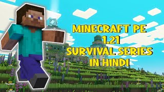 Minecraft PE 121 Survival series 💪 [upl. by Elocen881]