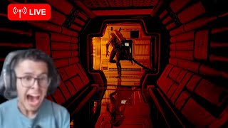 ESTE JUEGO es TERROR PURO AYUDA 🚨  Alien isolation Episodio 3  DETRAS DE CAMARAS [upl. by Bower]