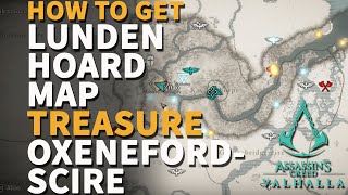 Lunden Hoard Map Treasure Location Assassins Creed Valhalla [upl. by Ahsietal]