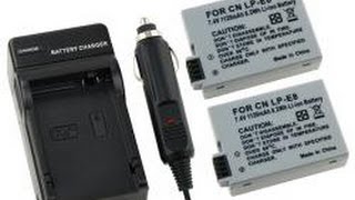 Review Of Batteries for the Canon T2IT3IT4I or the 550d600d and 650d [upl. by Rese]