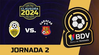 Táchira vs Caracas  Torneo Clausura 2024  Fase Final  Jornada 2 [upl. by Llahsram349]