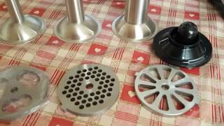 Luvele Ultimate meat grinder mincer sausage filler unbox test [upl. by Nancey]