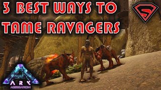 HOW TO TAME A RAVAGER SOLO  RAVAGER TAMING PEN amp RAVAGER ABILITIES ARK RAVAGER TAMING GUIDE [upl. by Eli343]