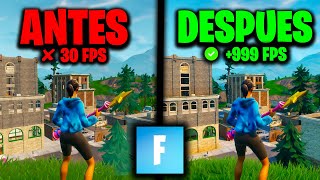 La MEJOR OPTIMIZACION Para FORTNITE C5S3 ✅ AUMENTA tus FPS [upl. by Aretahs265]