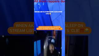 WHEN AKADEMIKS FELL ASLEEP ON STREAM LISTENING TO DRAKE [upl. by Maje]