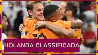 HOLANDA vence QATAR e se classifica para OITAVAS da COPA [upl. by Fleisher]