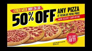 Hungry Howies Pizza 50 Off for Cyber Week [upl. by Nalrah160]