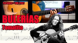 Falseta de BULERÍAS 22  TOMATITO  Partitura  TAB PDF [upl. by Jana]