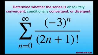 Determine if series is absolutely conditionally convergent or divergent sin 4n4n [upl. by Portingale]