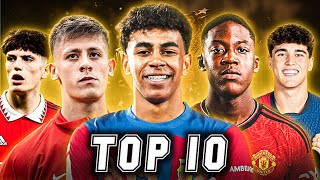 Top 10 Wonderkids In Football 2024 [upl. by Alicsirp915]