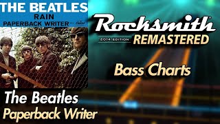 The Beatles  Paperback Writer  Rocksmith® 2014 Edition  Bass Chart [upl. by Ailec256]