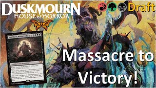 Meathook Massacre my way to Victory  Duskmourn Draft MTG Arena [upl. by Enyale]