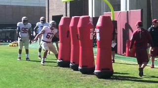 FSUs defensive ends in spring 2016 practice [upl. by Ainessey51]