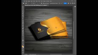 How to remove visiting card text and logo in Photoshop [upl. by Ayojal687]