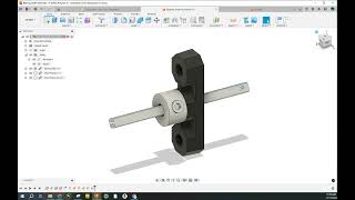 Fusion 360 VEX Shaft Assembly [upl. by Zobias811]