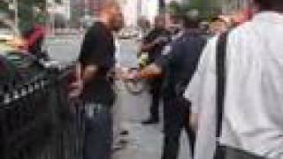 NYPD auxillary officer allegedly assaults shoplift suspect gets cuffed Part 2 of 2 [upl. by Aitra]