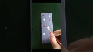 Easy Bookmark Painting🖇✨️bookmarks acrylicpainting drawingtutorial viralytshortsytshortsindia [upl. by Grimonia481]