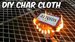 How to Make Char Cloth in Altoids Tin [upl. by Lerat]