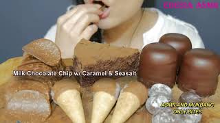 EDESIA ASMR  Chocolate Dessert Party ONLY BITES [upl. by Issac]