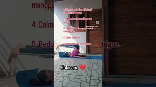 Halasana benefits❤️yoga ytshorts yogini india flexibility youtube youtubeshorts shorts love [upl. by Attenhoj]