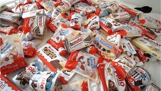 Kinder Products Mukbang German Candy [upl. by Albert]