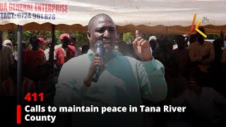 Calls to maintain peace in Tana River County [upl. by Salaidh]