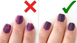 ASTUCES POUR APPLIQUER SON VERNIS PARFAITEMENT [upl. by Dibru496]