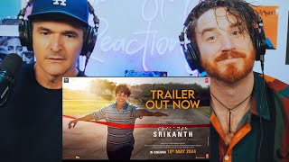 SRIKANTH Official Trailer RAJKUMMAR RAO  JYOTIKA ALAYA  REACTION [upl. by Maltzman]