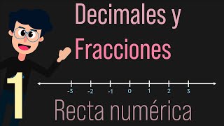 Como ubicar números decimales y fracciones en la recta numérica  🤯 [upl. by Ettenwad]