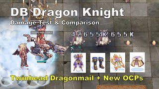 BB iRO DB Dragon Knight  Damage Comparison quotFeat Twinhead Dragonmail  New OCPs  IRO Chaos [upl. by Nichole]