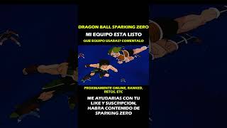 Mi EQUIPO para SPARKING ZERO🐉 dbsz dbzbt3 dbzbt4 dragonballsparkingzero sparkingzero goku [upl. by Artie442]