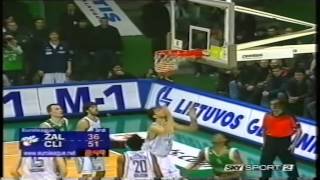 2005 Euroleague Zalgiris Kaunas vs Climamio Fortitudo Bologna Top 16 [upl. by Silbahc]